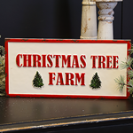 Tin Christmas Tree Farm