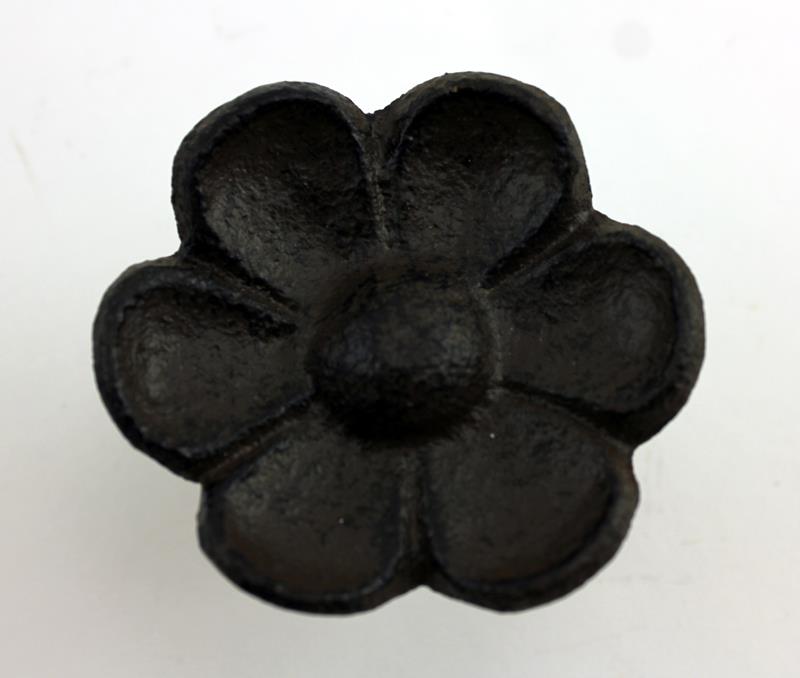 Flower Cast Iron Knob
