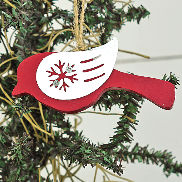 Tree Ornament- Red Bird