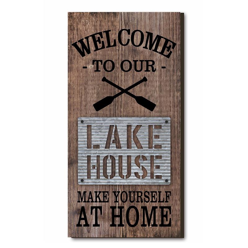 Welcome to our Lake House sign