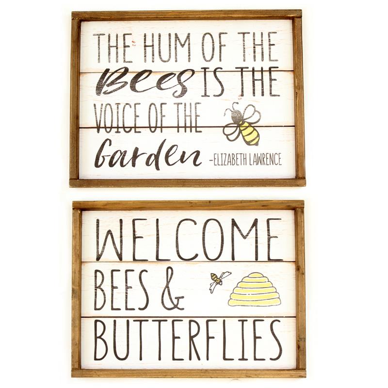 Bee Framed Sign - 2 styles