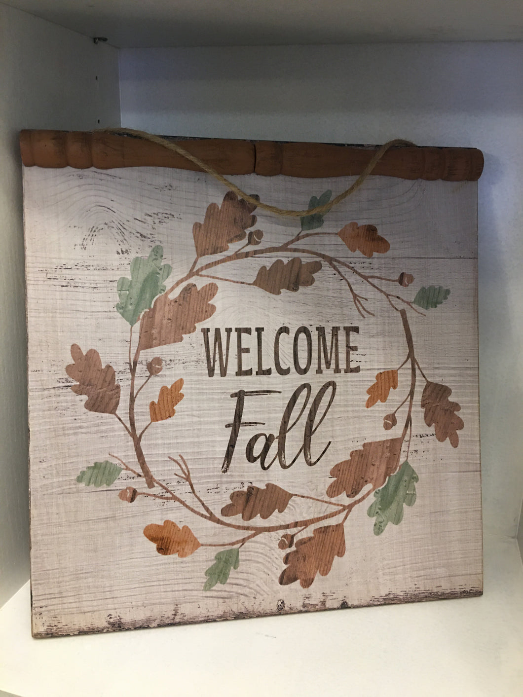 Welcome Fall Hanging Sign