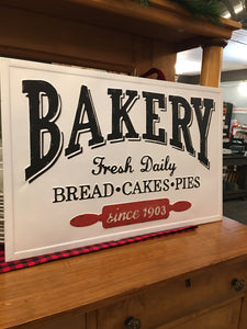 Bakery -Large Metal Sign