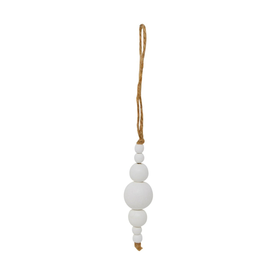 Ornament- White Beads