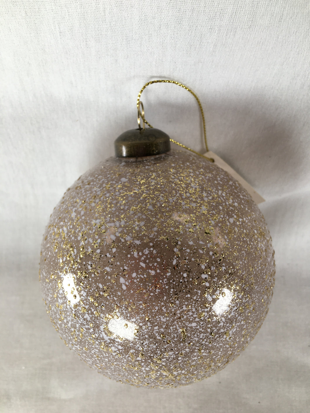 Glass Ball: Champagne Toast Tree Ornament