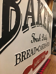 Bakery -Large Metal Sign