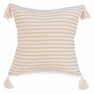 Ochre Striped Cushion