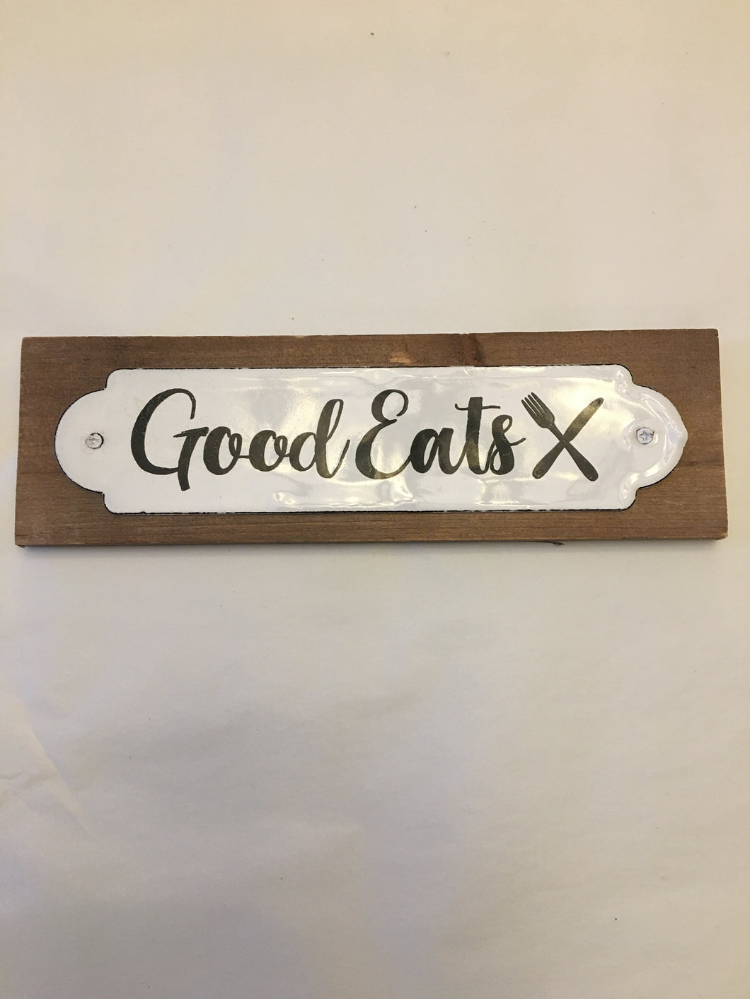Good Eats Wood/Tin Sign