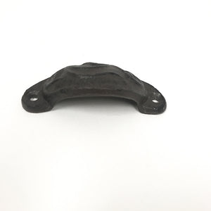 Cup Style Embossed Cast Iron Pull